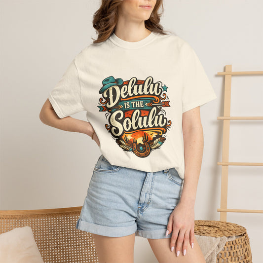 Delulu is the Solulu Retro Graphic Tee