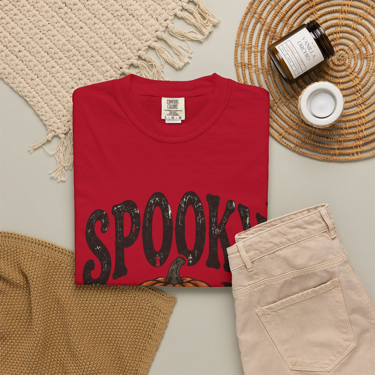 Spooky Season T-Shirt — Vintage Pumpkin Halloween Tee
