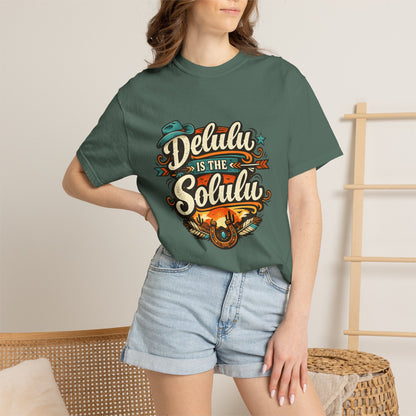 Delulu is the Solulu Retro Graphic Tee