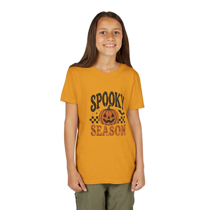 Youth ‘Spooky Season’ Halloween T-Shirt — Pumpkin Graphic Tee