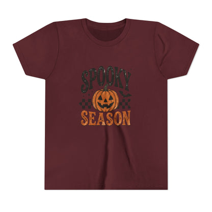 Youth ‘Spooky Season’ Halloween T-Shirt — Pumpkin Graphic Tee