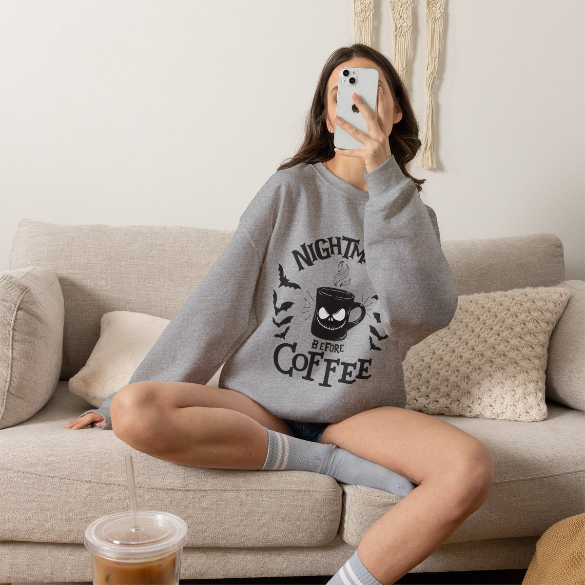 Nightmare Before Coffee Sweatshirt