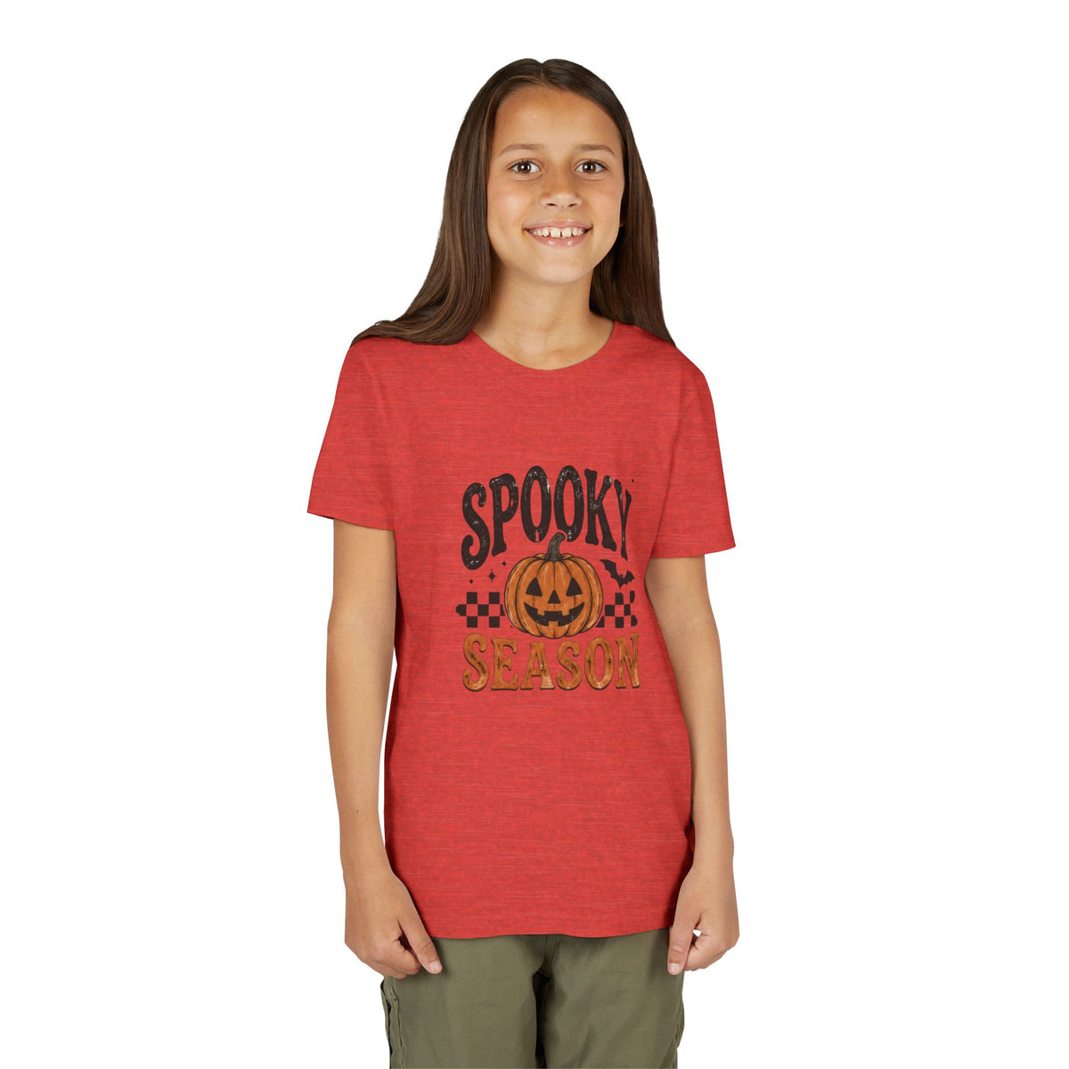 Youth ‘Spooky Season’ Halloween T-Shirt — Pumpkin Graphic Tee