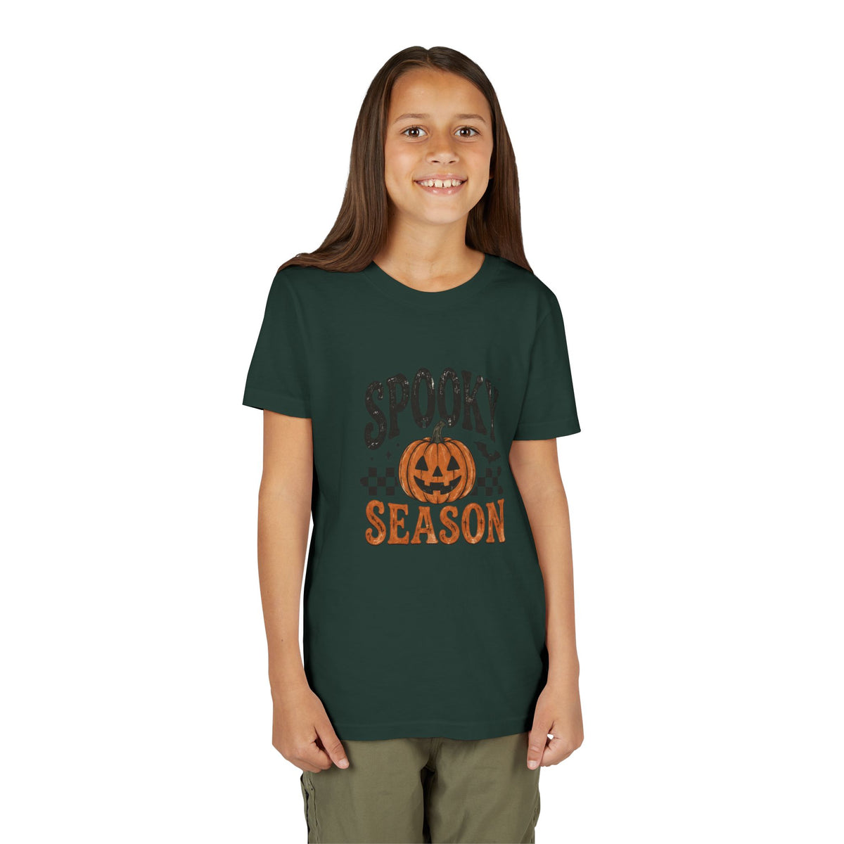 Youth ‘Spooky Season’ Halloween T-Shirt — Pumpkin Graphic Tee