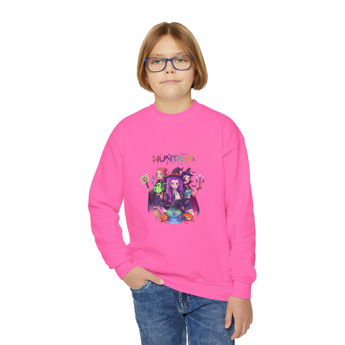 Witchy Kids Crewneck Sweatshirt
