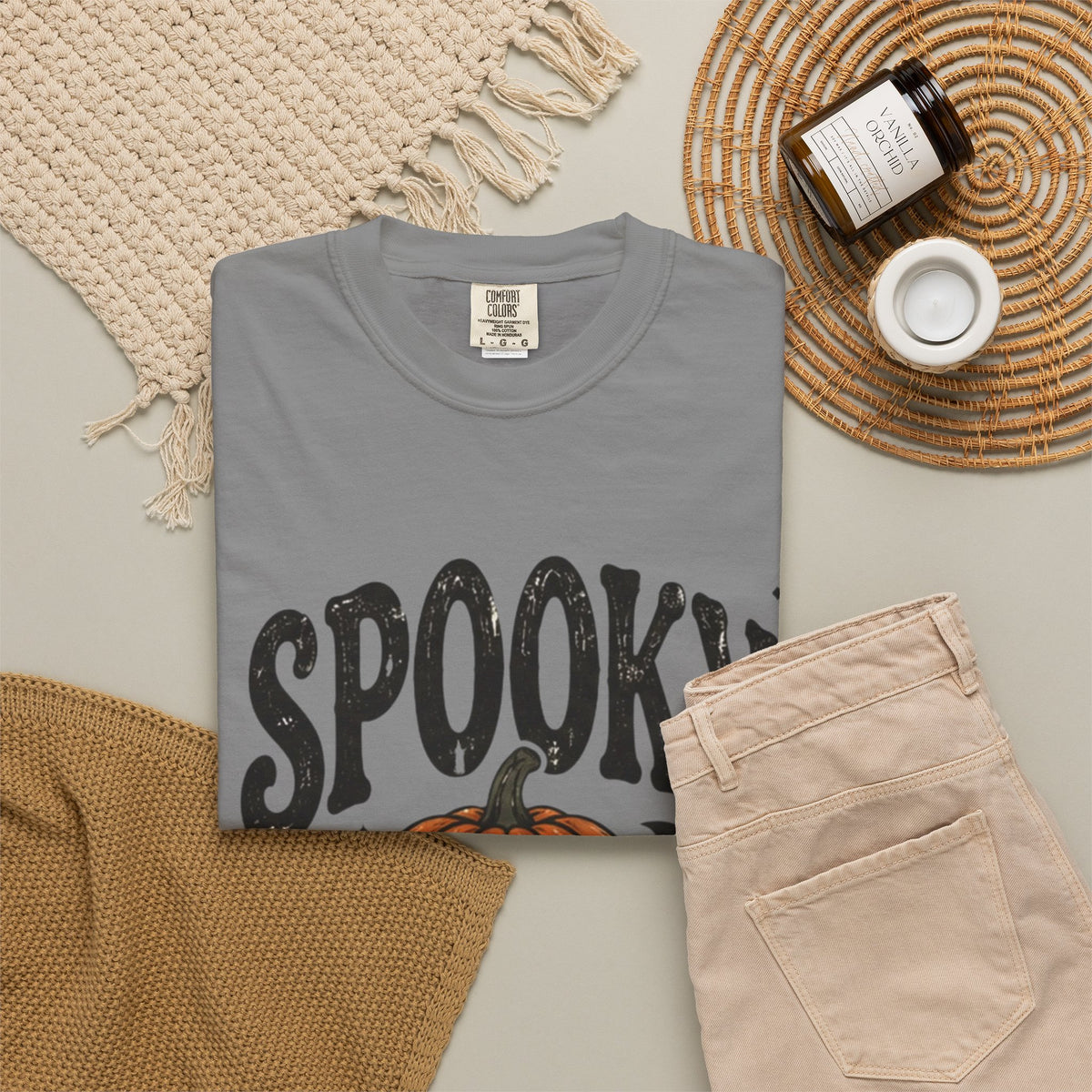Spooky Season T-Shirt — Vintage Pumpkin Halloween Tee