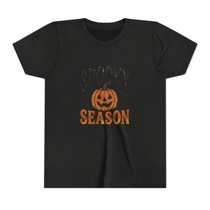 Youth ‘Spooky Season’ Halloween T-Shirt — Pumpkin Graphic Tee