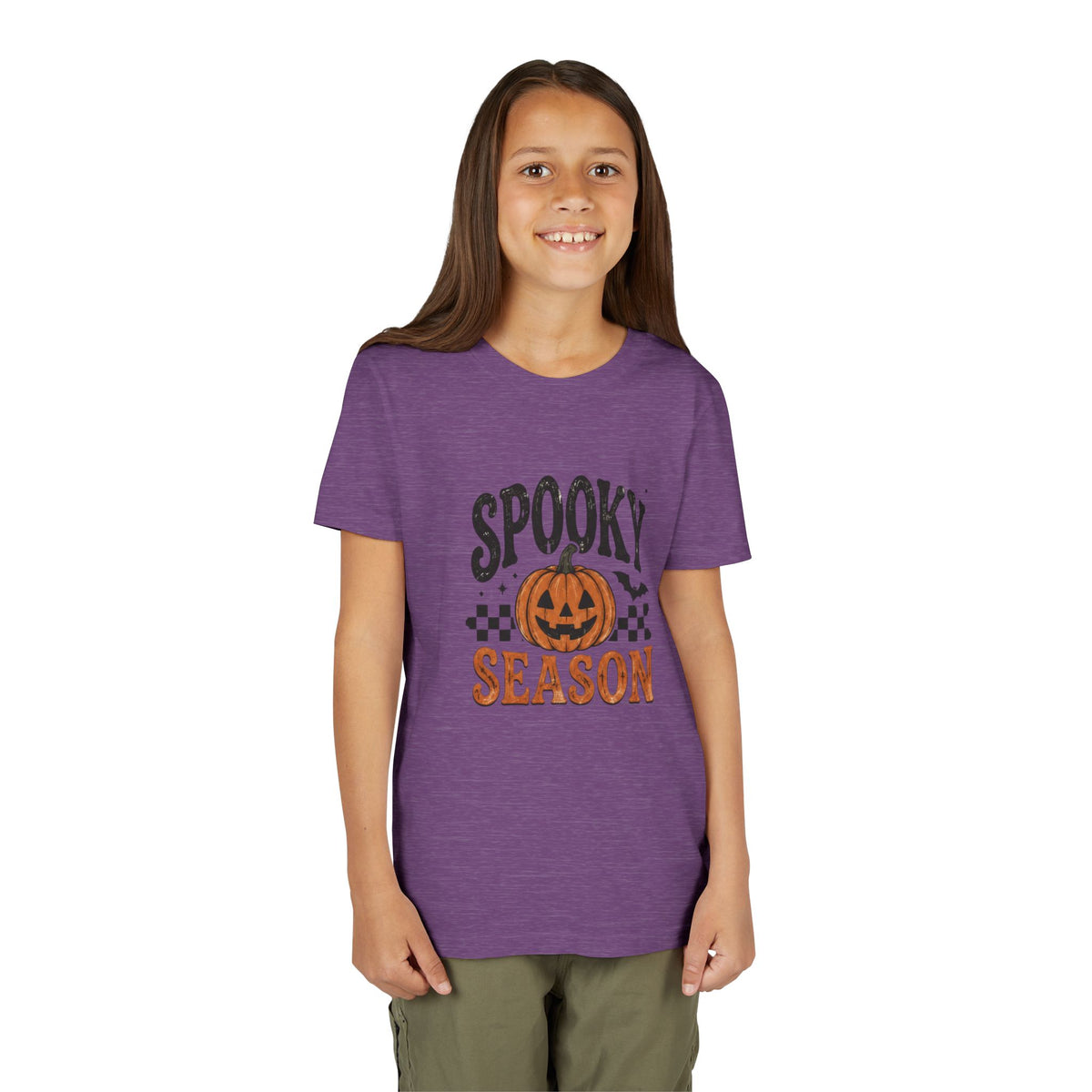 Youth ‘Spooky Season’ Halloween T-Shirt — Pumpkin Graphic Tee
