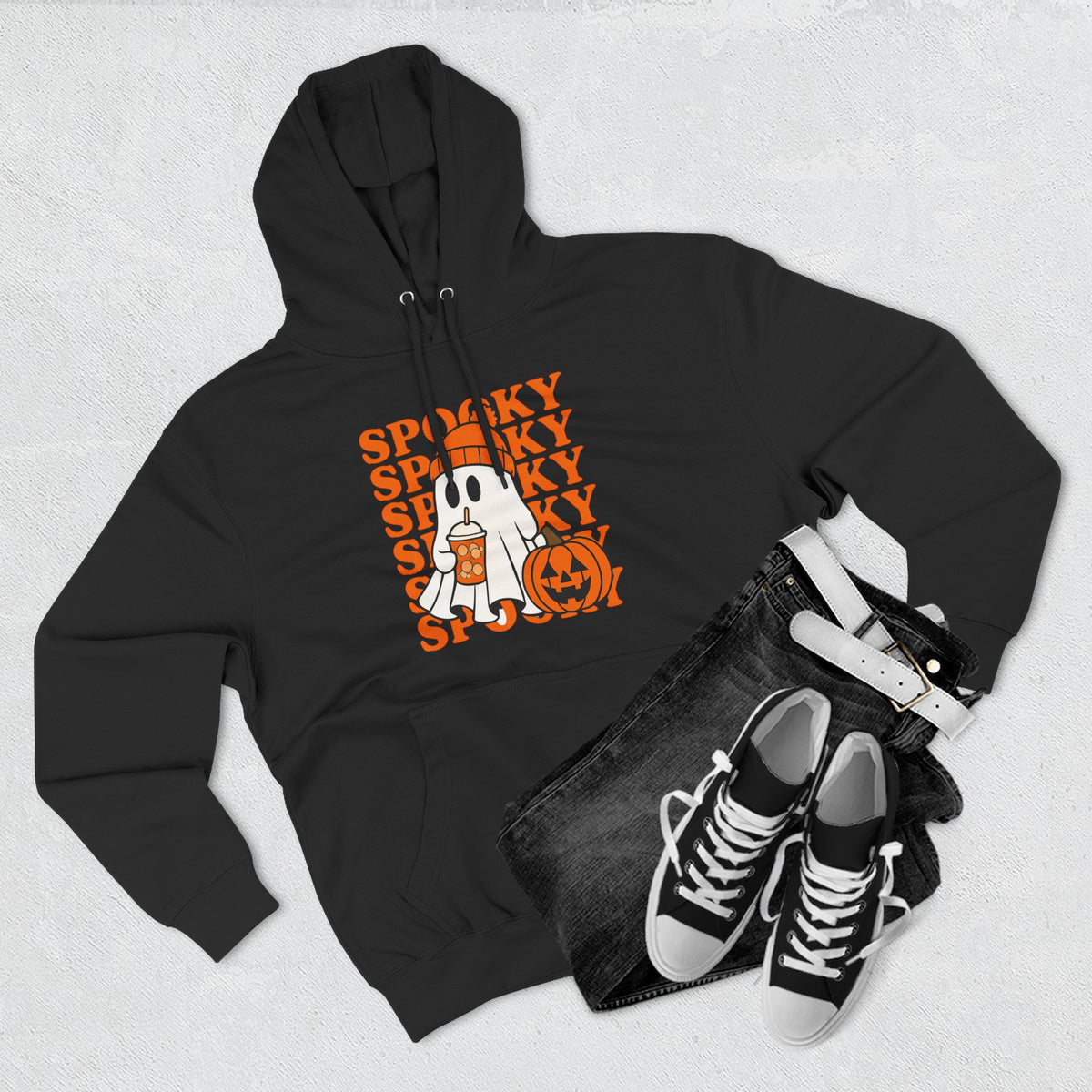 Spooky Ghost Pumpkin Hoodie