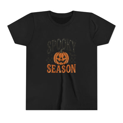 Youth ‘Spooky Season’ Halloween T-Shirt — Pumpkin Graphic Tee