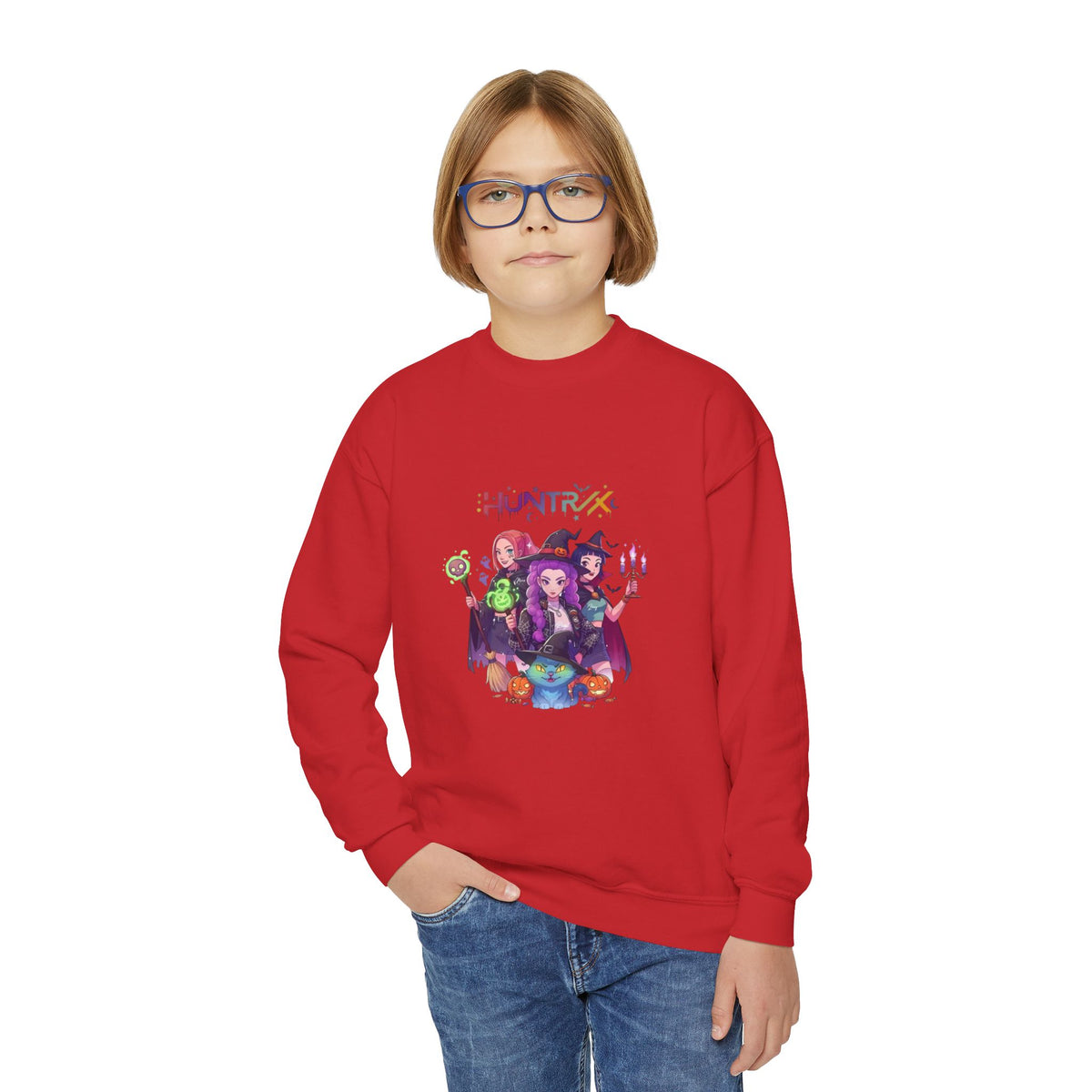 Witchy Kids Crewneck Sweatshirt