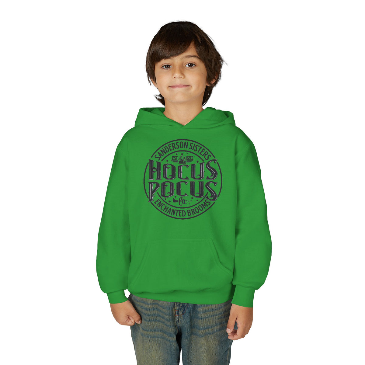 Hocus Pocus Sanderson Sisters Magical Spell Design Youth Hoodie