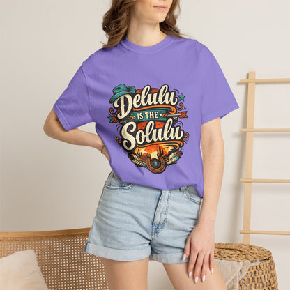 Delulu is the Solulu Retro Graphic Tee