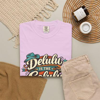 Delulu is the Solulu Retro Graphic Tee