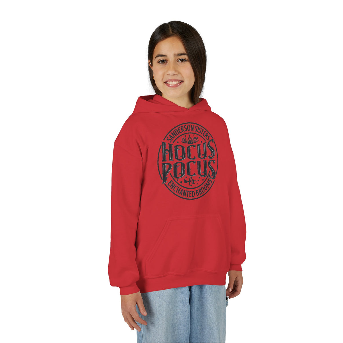 Hocus Pocus Sanderson Sisters Magical Spell Design Youth Hoodie
