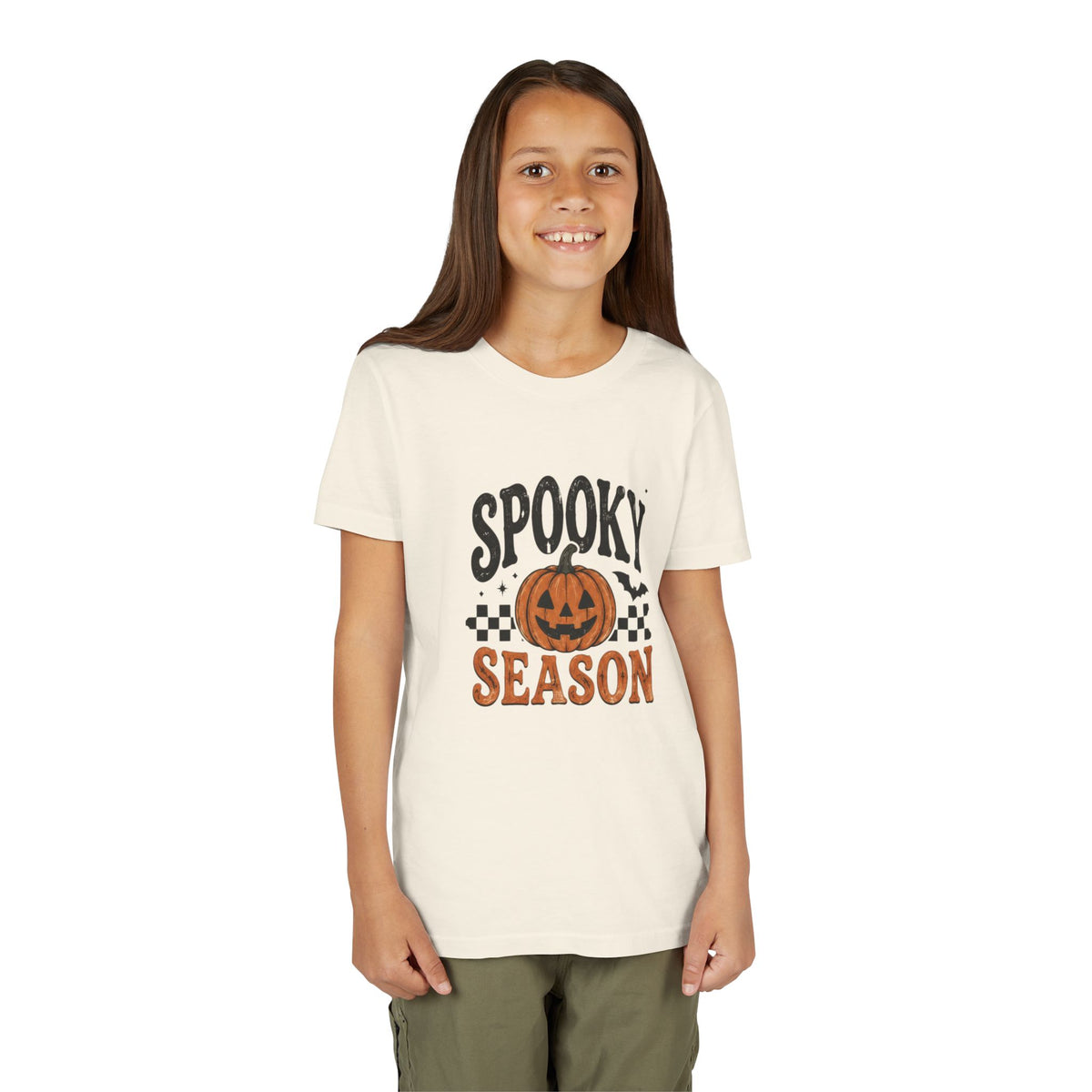 Youth ‘Spooky Season’ Halloween T-Shirt — Pumpkin Graphic Tee