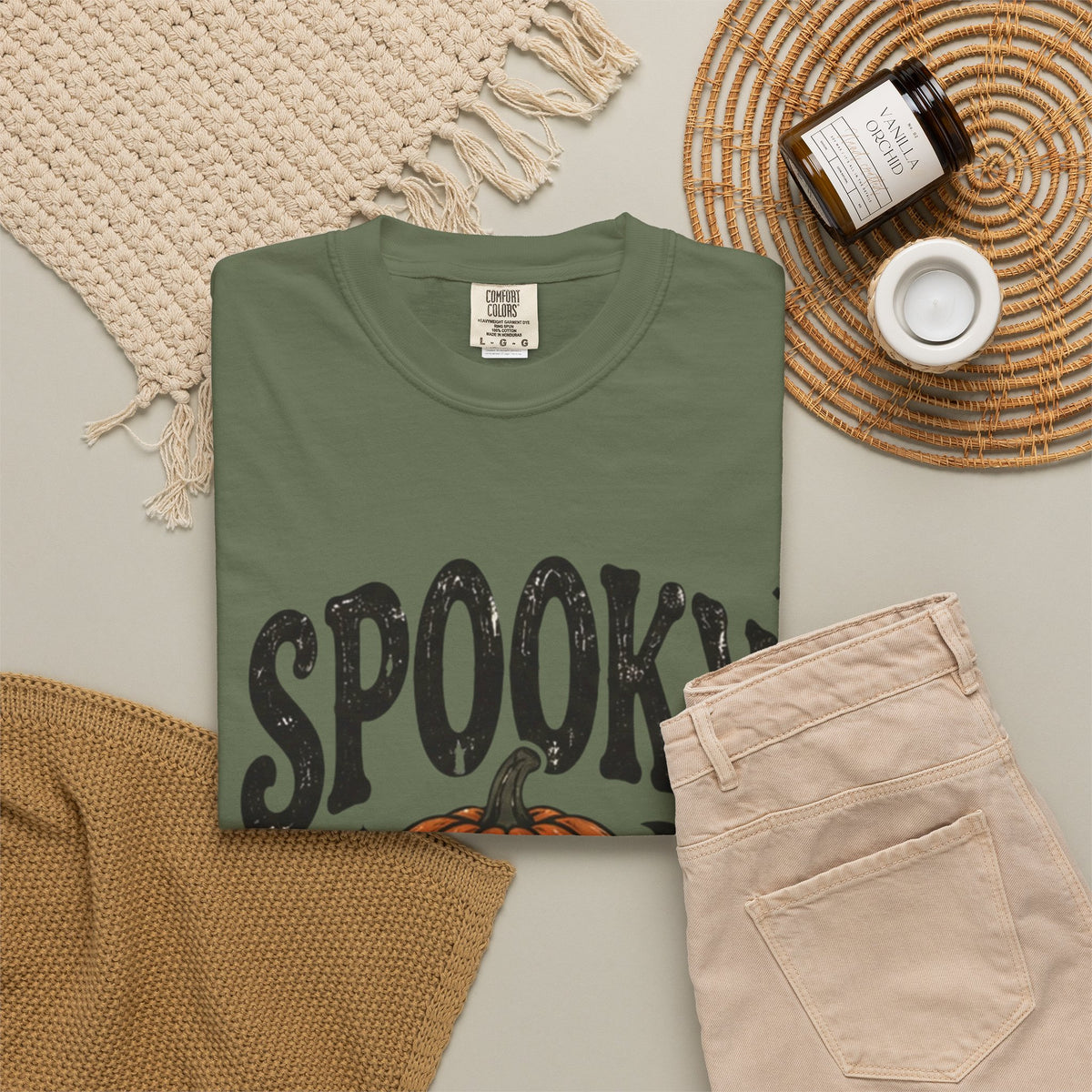 Spooky Season T-Shirt — Vintage Pumpkin Halloween Tee