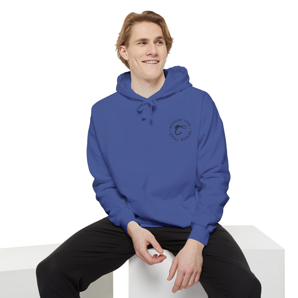 Support Your Local | Fishing Graphic Hoodie