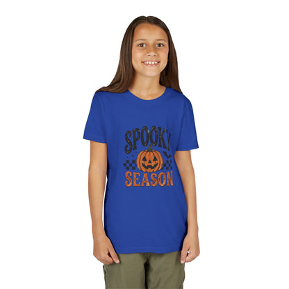 Youth ‘Spooky Season’ Halloween T-Shirt — Pumpkin Graphic Tee