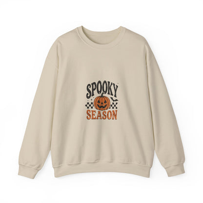 Spooky Season Sweatshirt — Vintage Pumpkin Halloween Crewneck