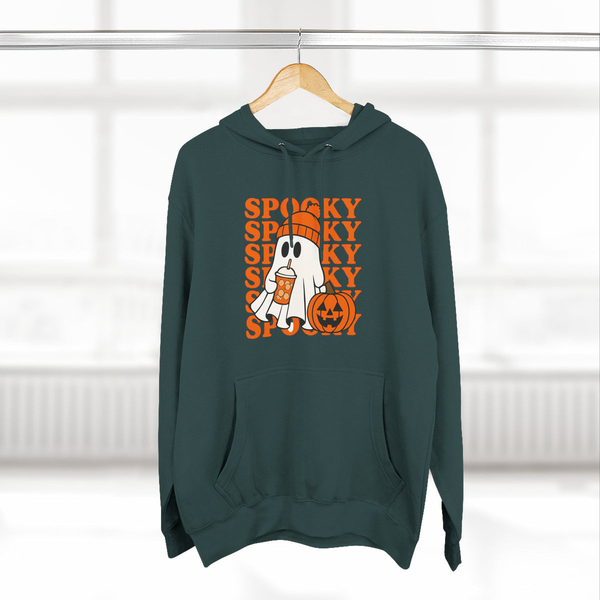 Spooky Ghost Pumpkin Hoodie