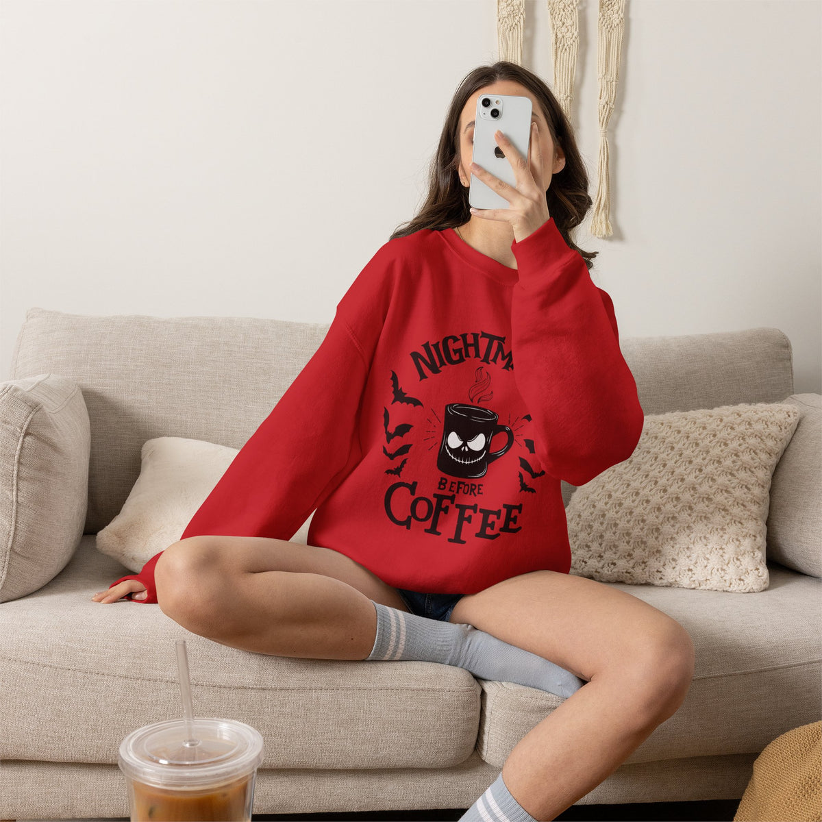 Nightmare Before Coffee Sweatshirt