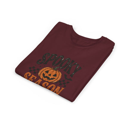 Youth ‘Spooky Season’ Halloween T-Shirt — Pumpkin Graphic Tee