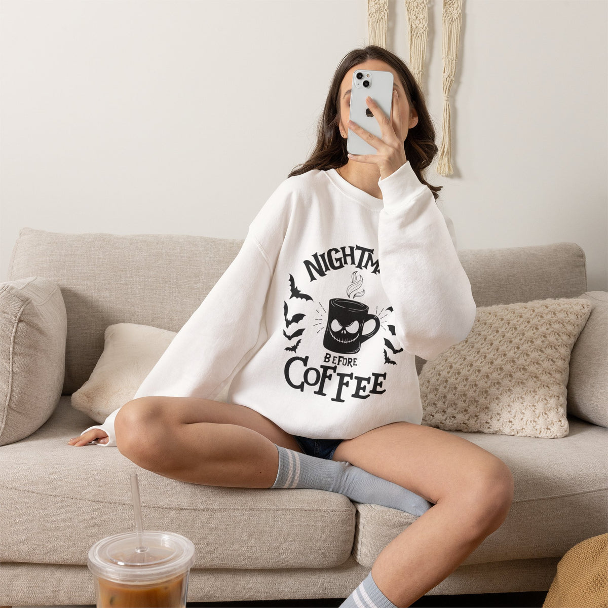 Nightmare Before Coffee Sweatshirt