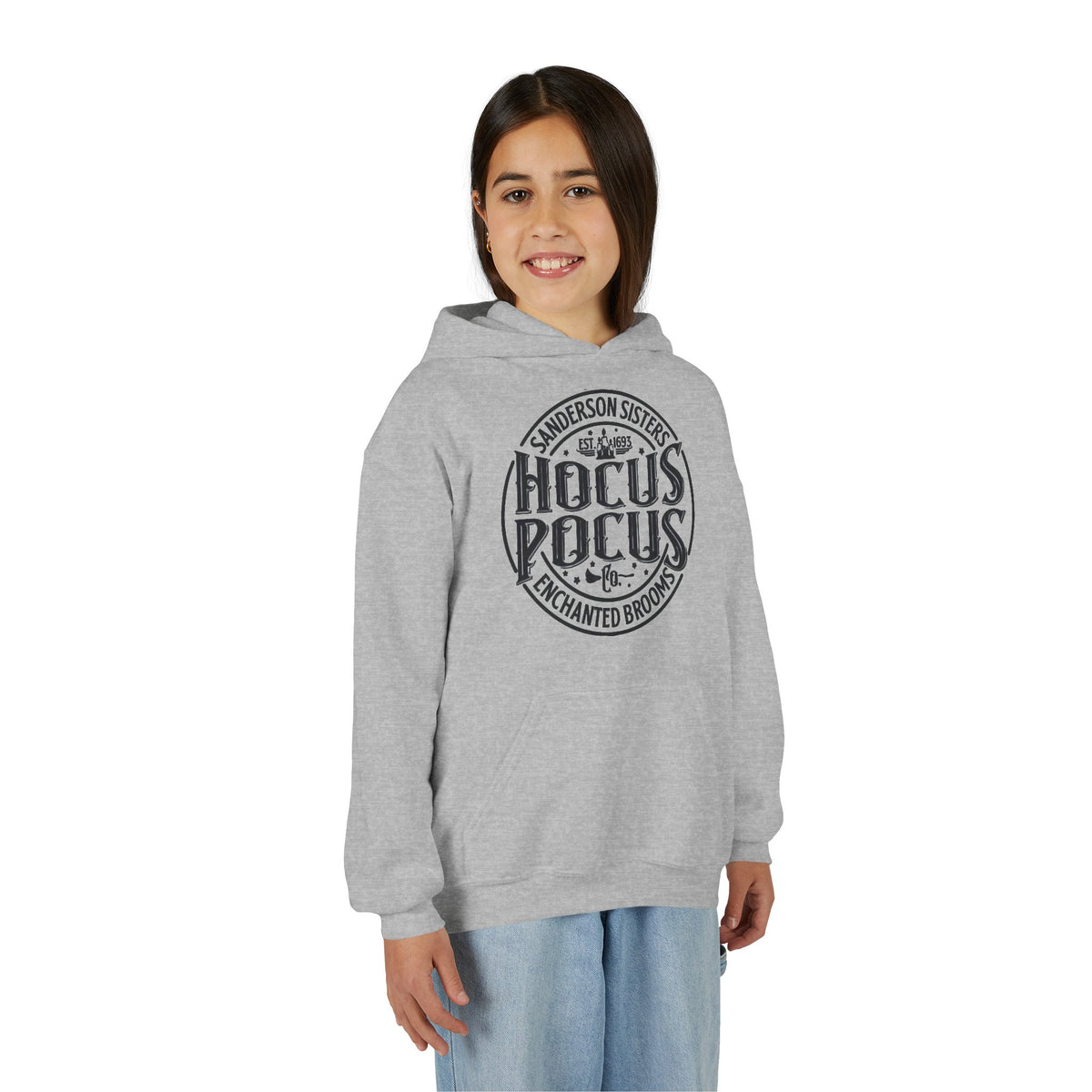 Hocus Pocus Sanderson Sisters Magical Spell Design Youth Hoodie