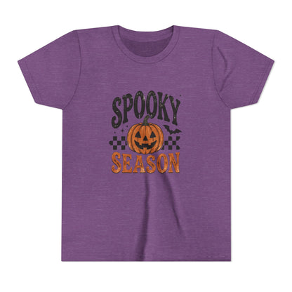Youth ‘Spooky Season’ Halloween T-Shirt — Pumpkin Graphic Tee