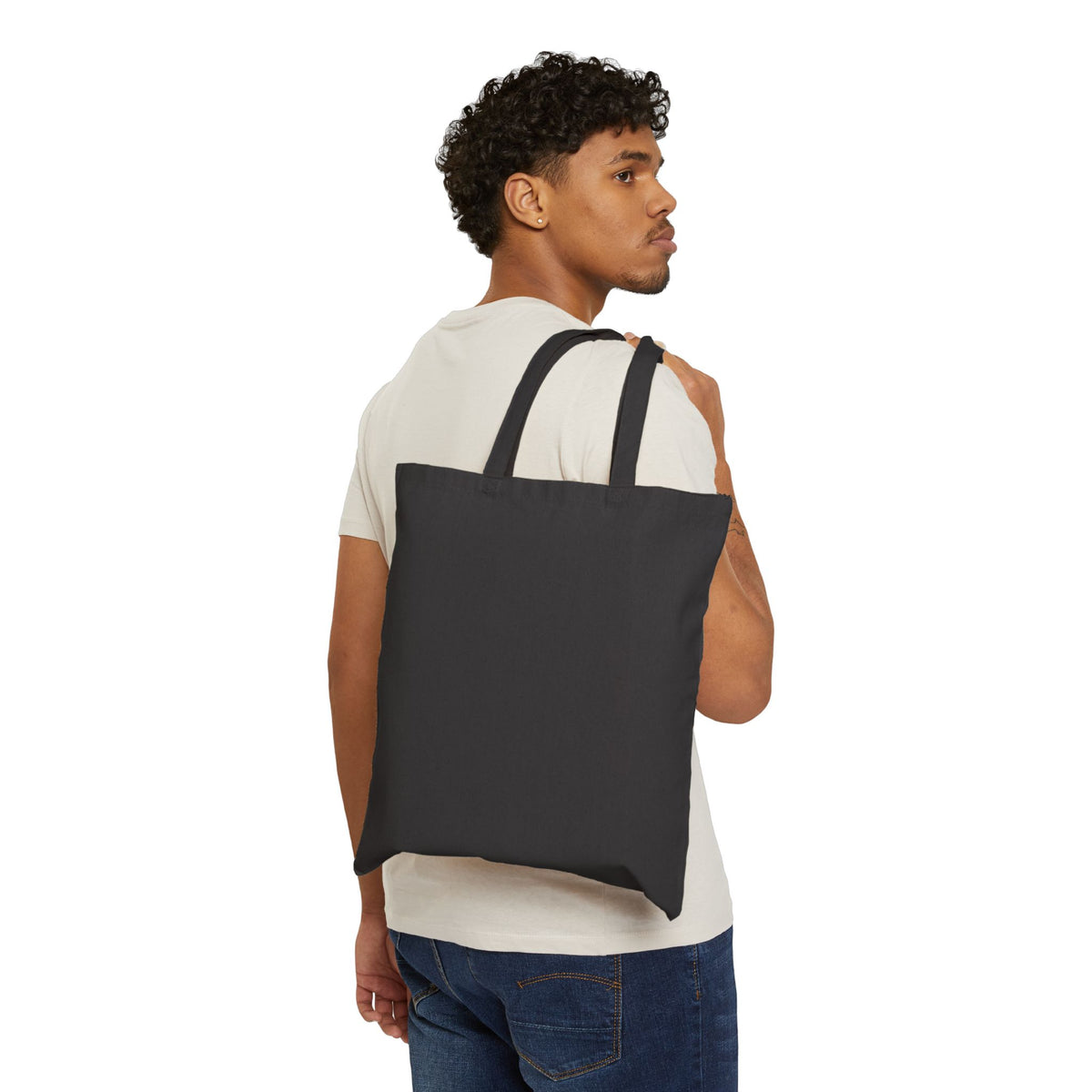 Spooky Season Canvas Tote Bag — Halloween Pumpkin Trick-or-Treat Shopper