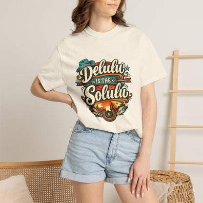 Delulu is the Solulu Retro Graphic Tee