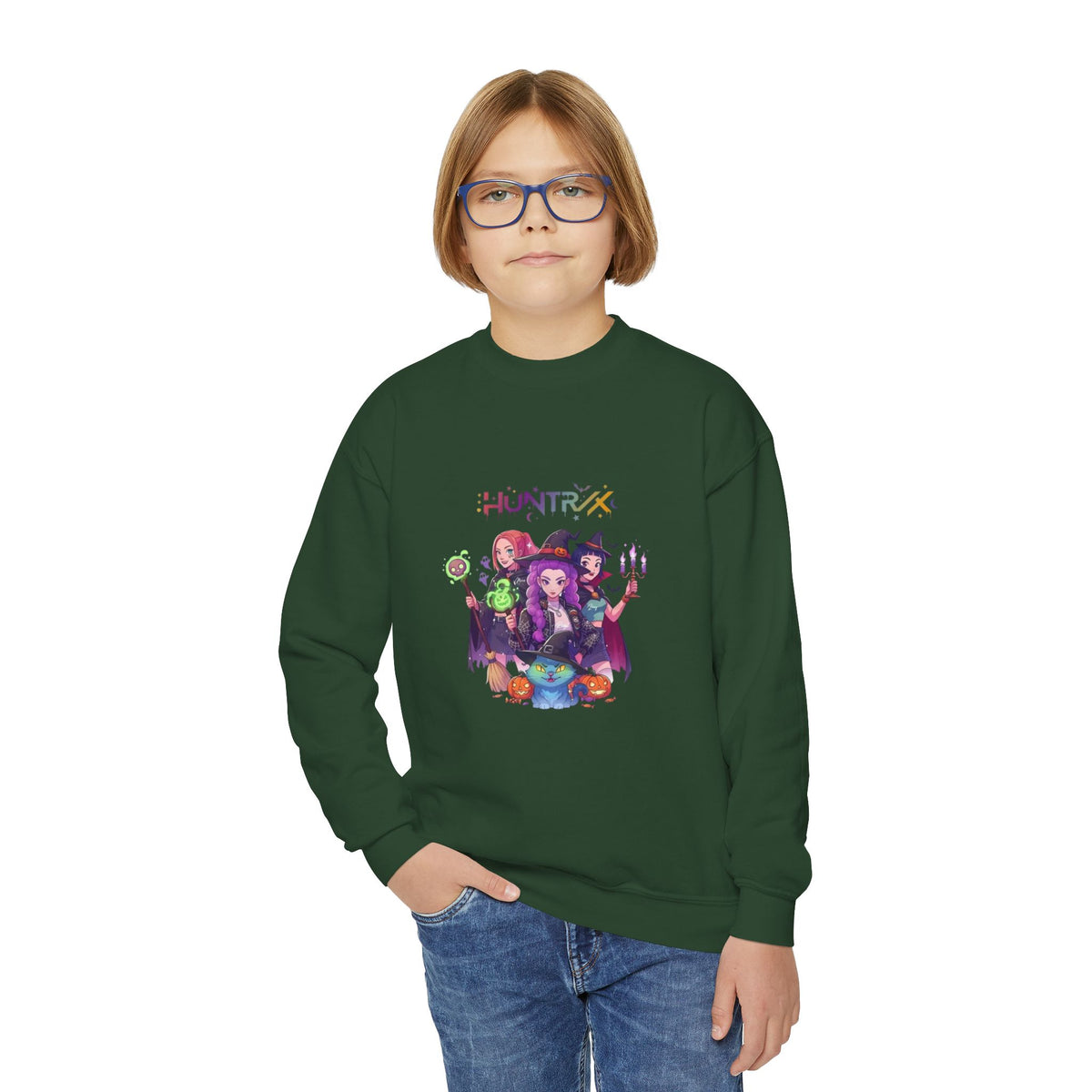 Witchy Kids Crewneck Sweatshirt