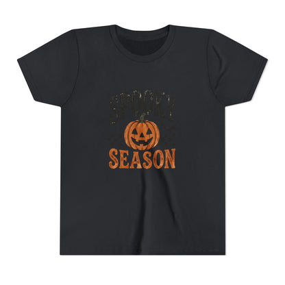 Youth ‘Spooky Season’ Halloween T-Shirt — Pumpkin Graphic Tee
