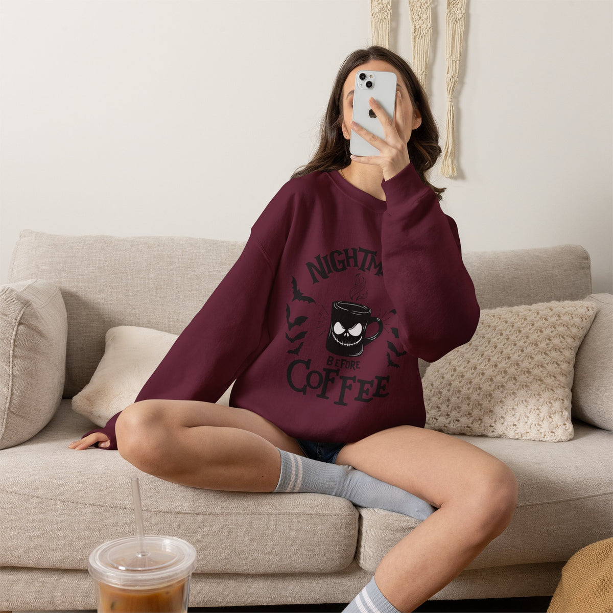 Nightmare Before Coffee Sweatshirt