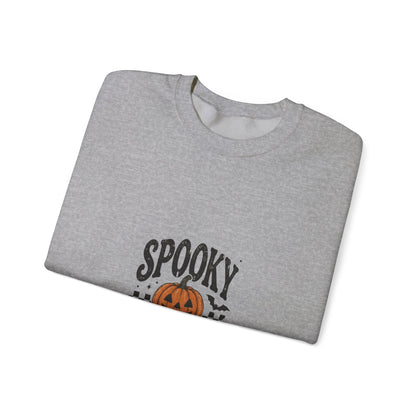 Spooky Season Sweatshirt — Vintage Pumpkin Halloween Crewneck