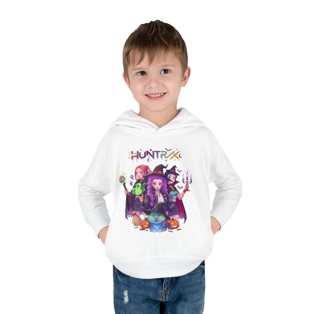 Kids Halloween Witch Trio Hoodie