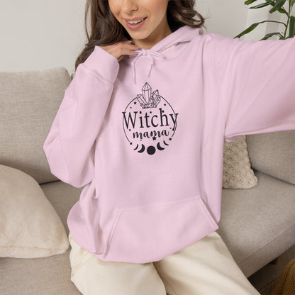 Crescent Moon & Crystals Witchcraft Sweatshirt