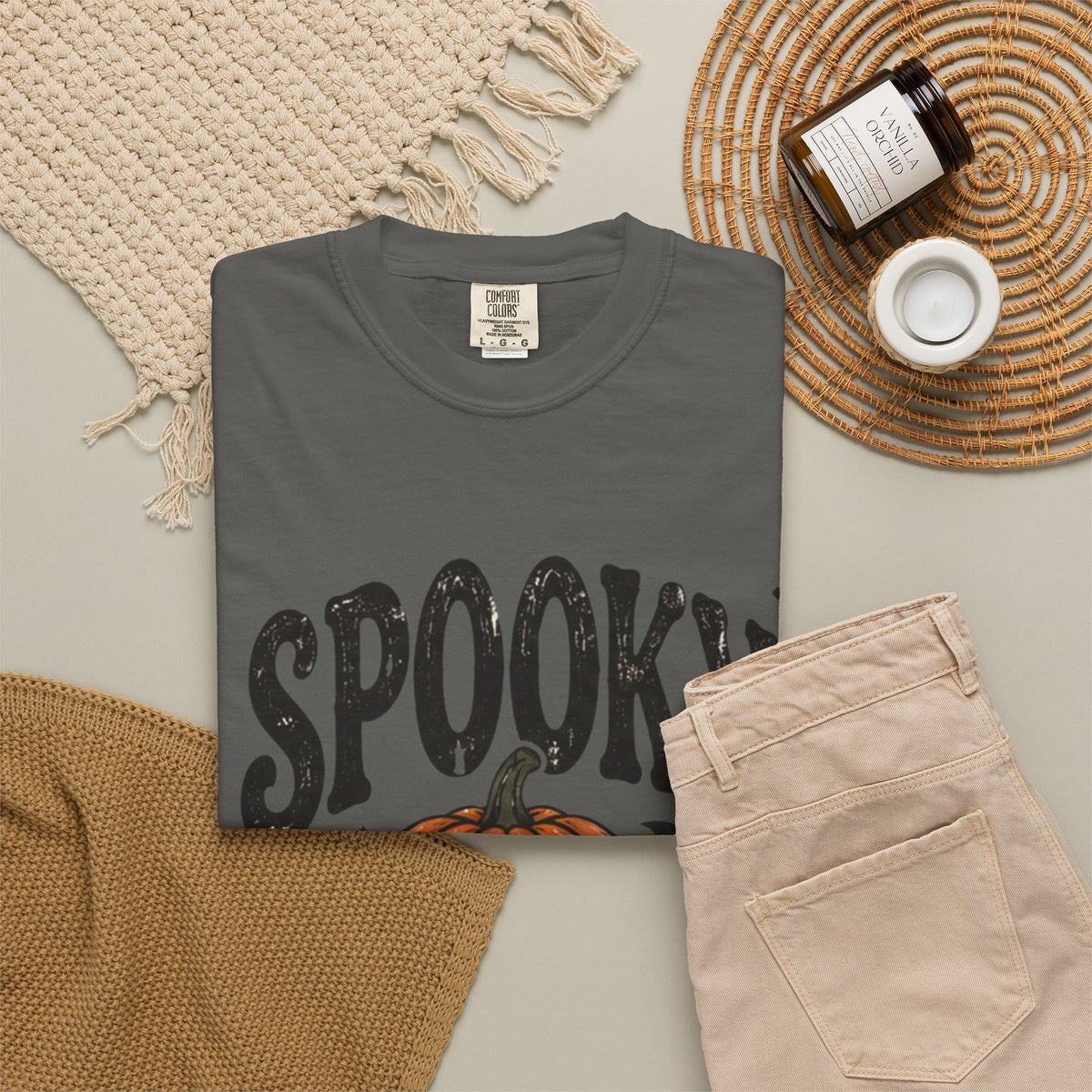 Spooky Season T-Shirt — Vintage Pumpkin Halloween Tee