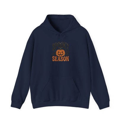 Spooky Season Hoodie — Pumpkin Retro Racing Halloween Sweatshirt