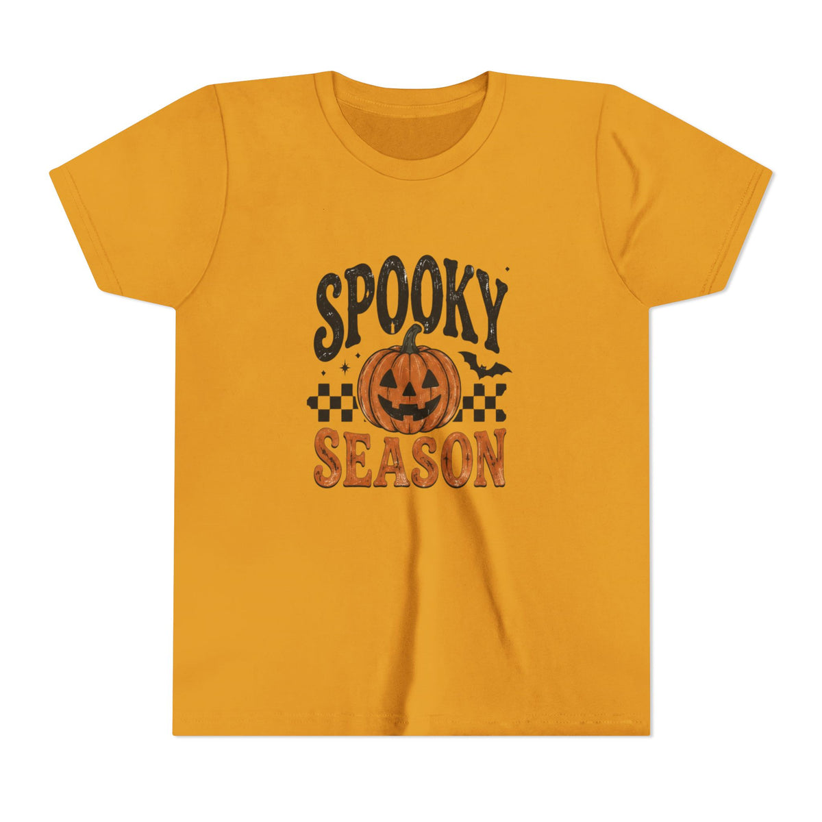 Youth ‘Spooky Season’ Halloween T-Shirt — Pumpkin Graphic Tee