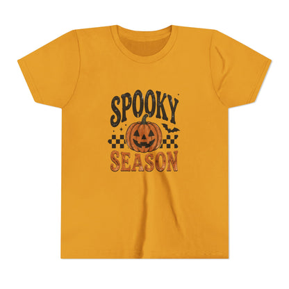 Youth ‘Spooky Season’ Halloween T-Shirt — Pumpkin Graphic Tee