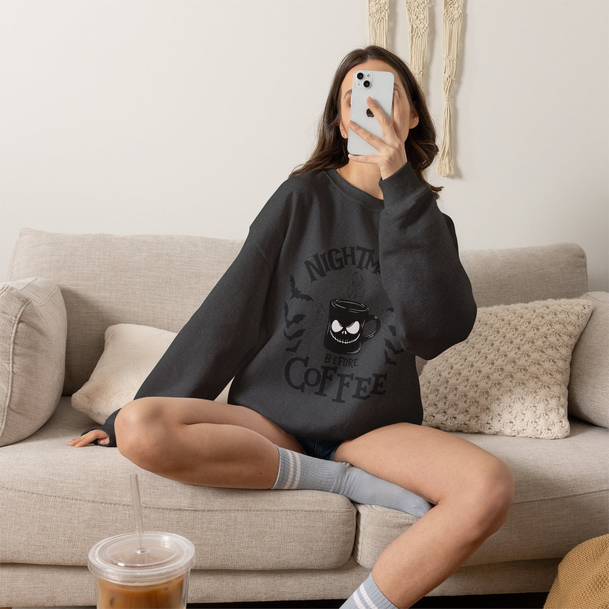 Nightmare Before Coffee Sweatshirt