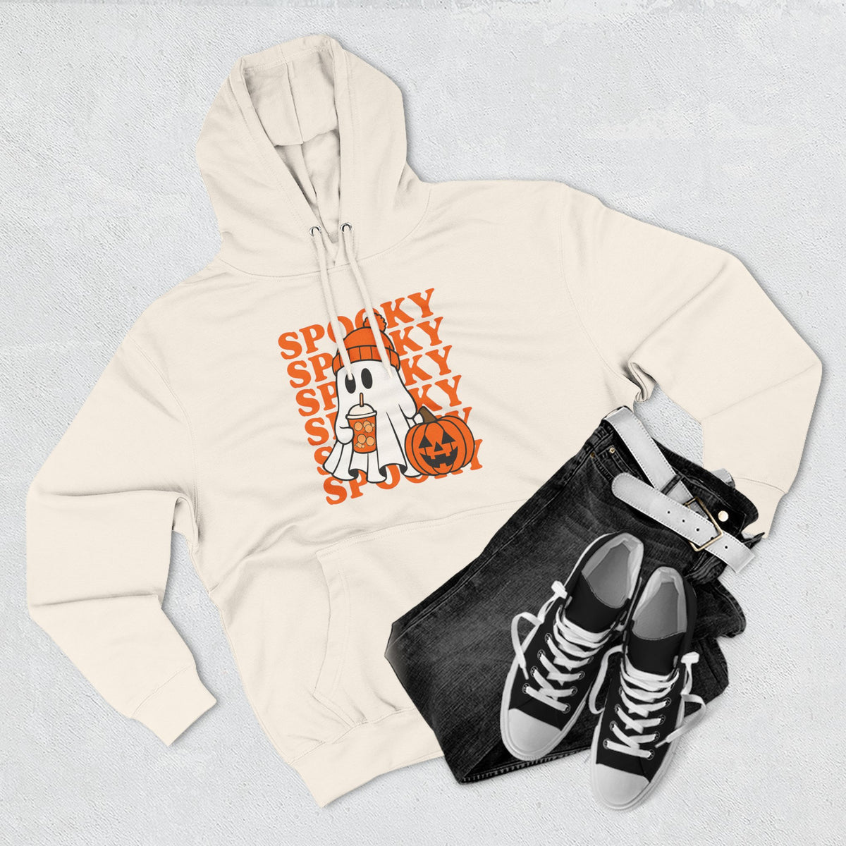Spooky Ghost Pumpkin Hoodie