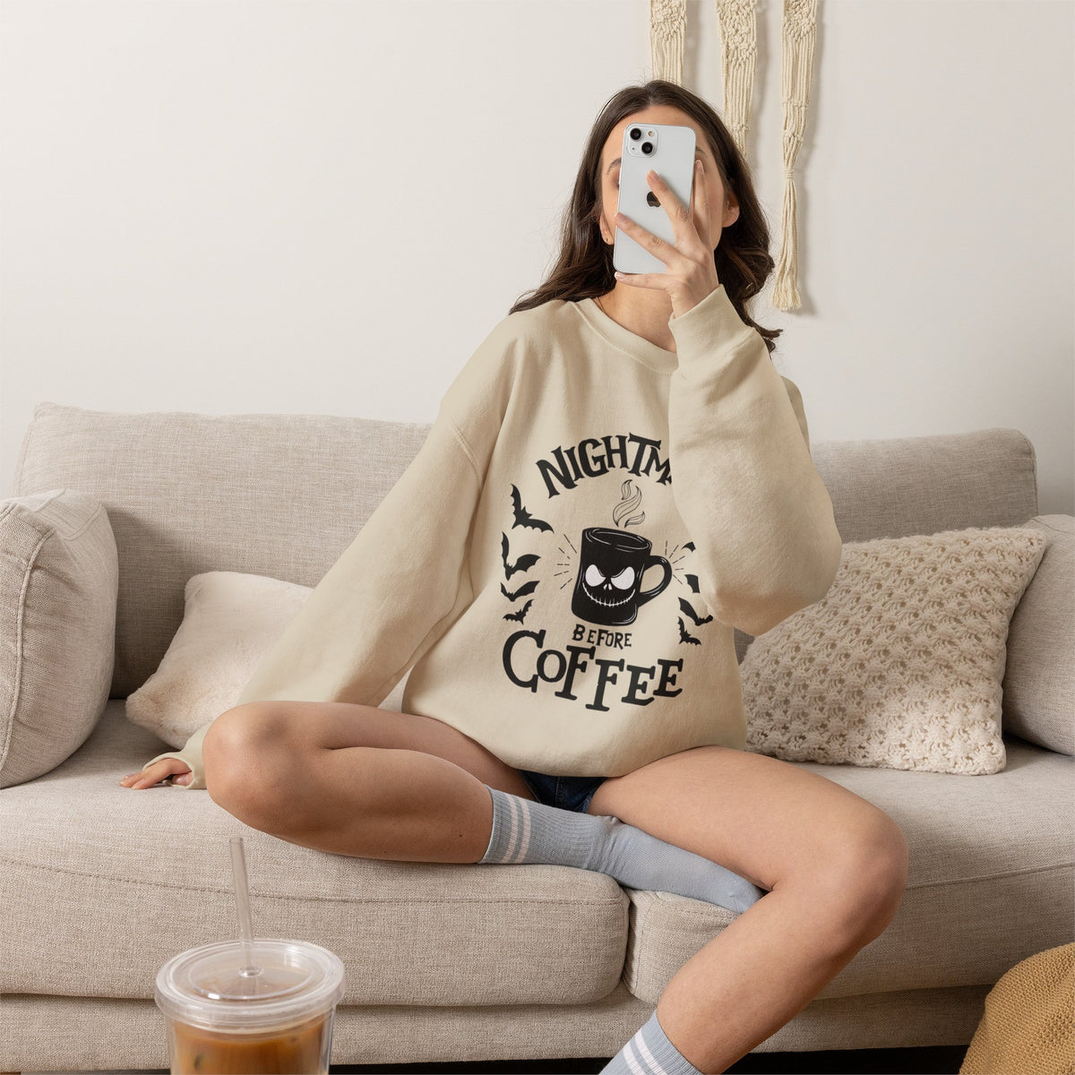 Nightmare Before Coffee Sweatshirt