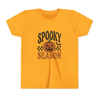 Youth ‘Spooky Season’ Halloween T-Shirt — Pumpkin Graphic Tee