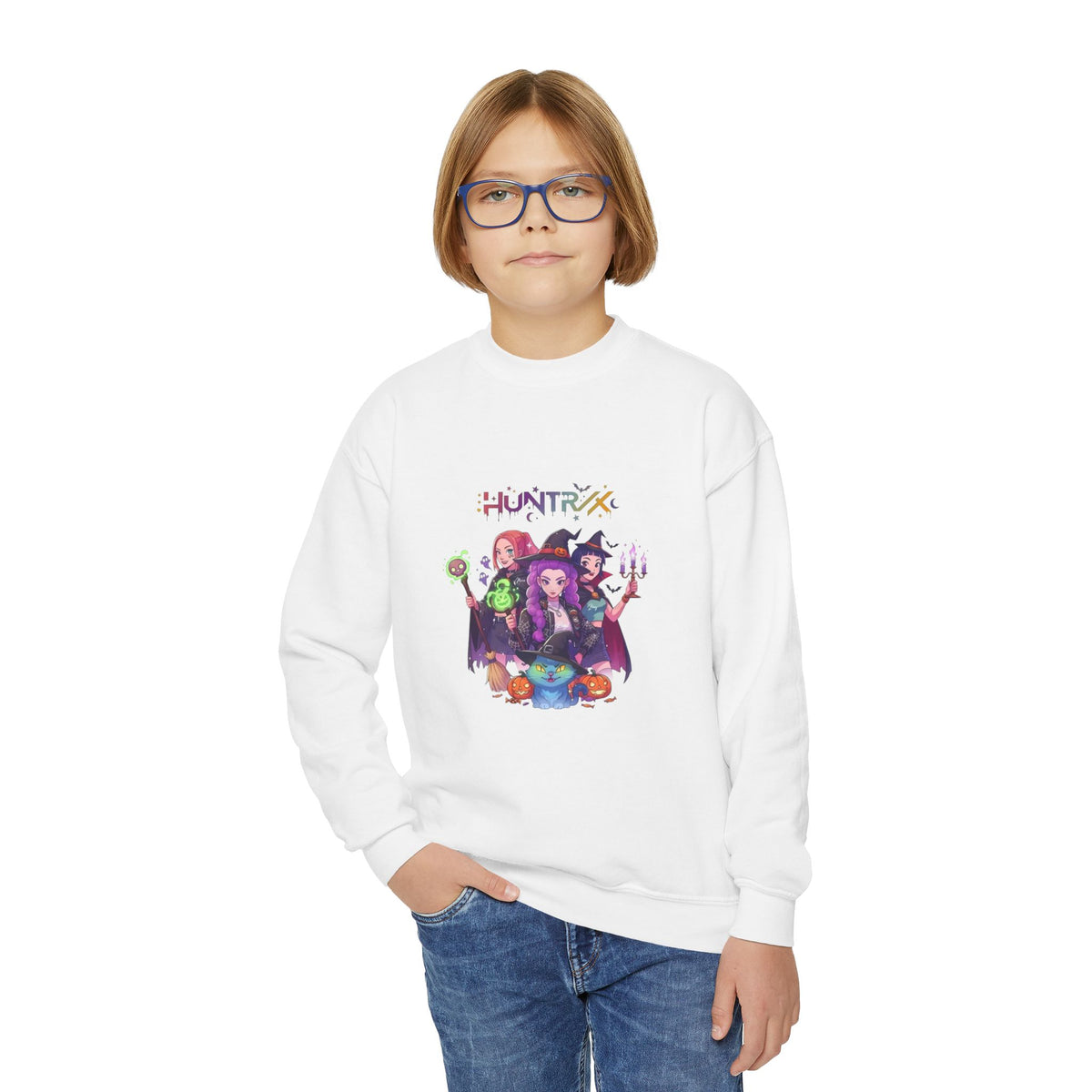 Witchy Kids Crewneck Sweatshirt