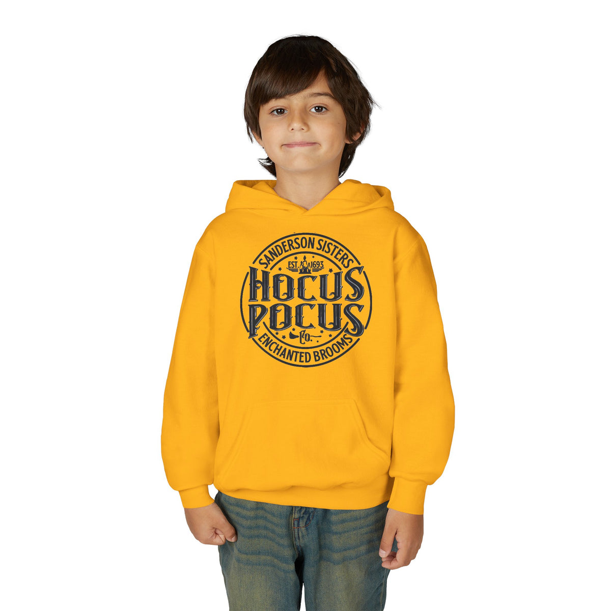 Hocus Pocus Sanderson Sisters Magical Spell Design Youth Hoodie