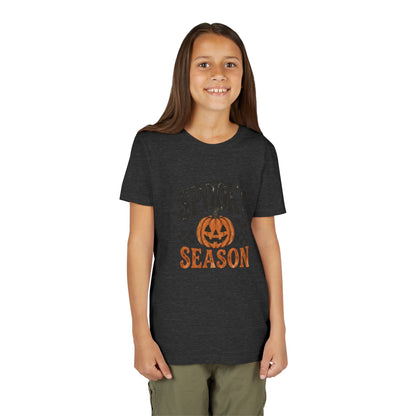 Youth ‘Spooky Season’ Halloween T-Shirt — Pumpkin Graphic Tee