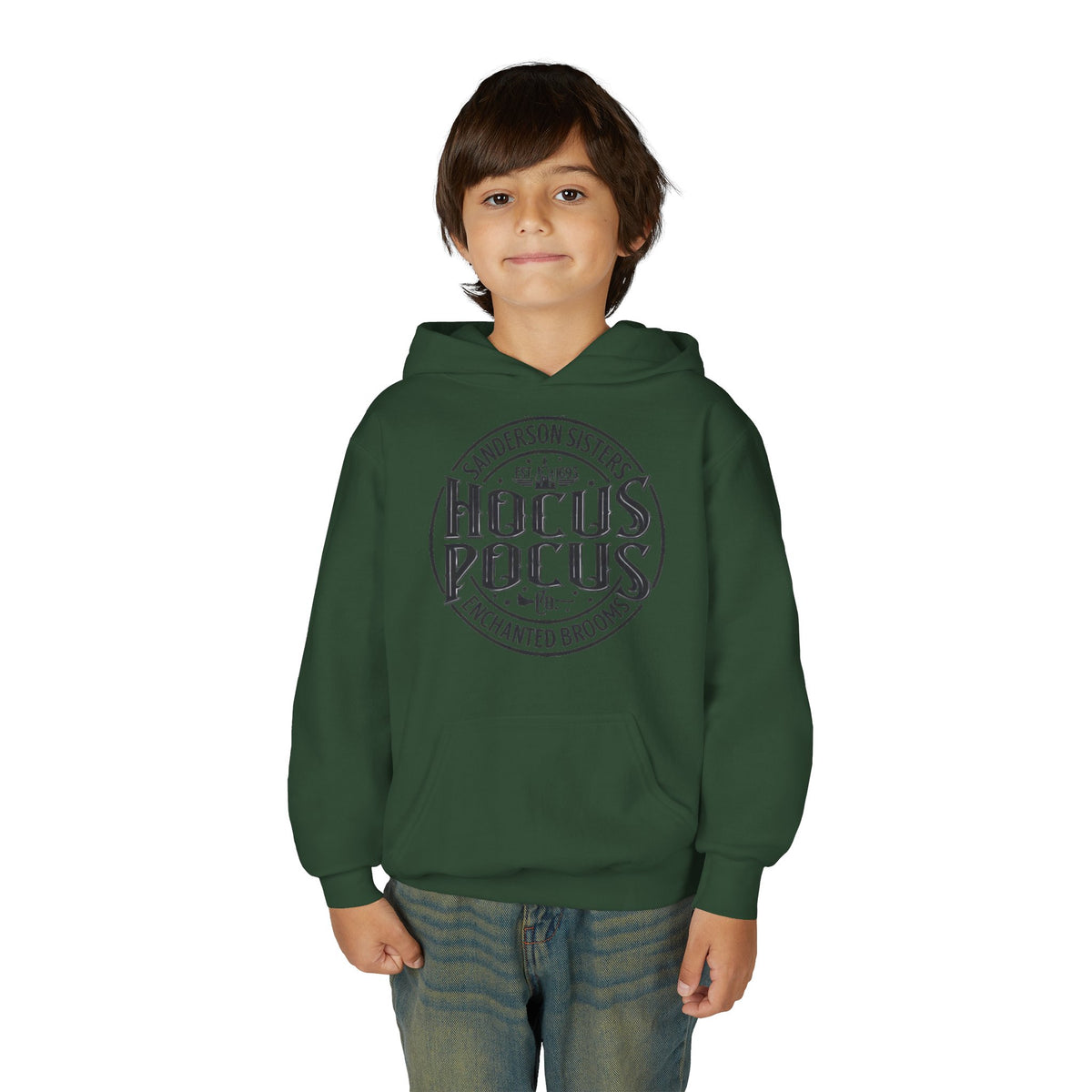 Hocus Pocus Sanderson Sisters Magical Spell Design Youth Hoodie